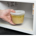 16 oz Microwavable Translucent Plastic Deli Container and Lid