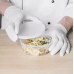 8 oz Microwavable Translucent Plastic Deli Container and Lid