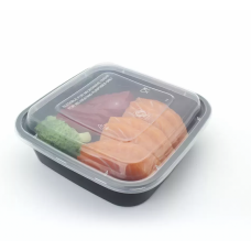500ml/16oz Square Meal Prep Containers